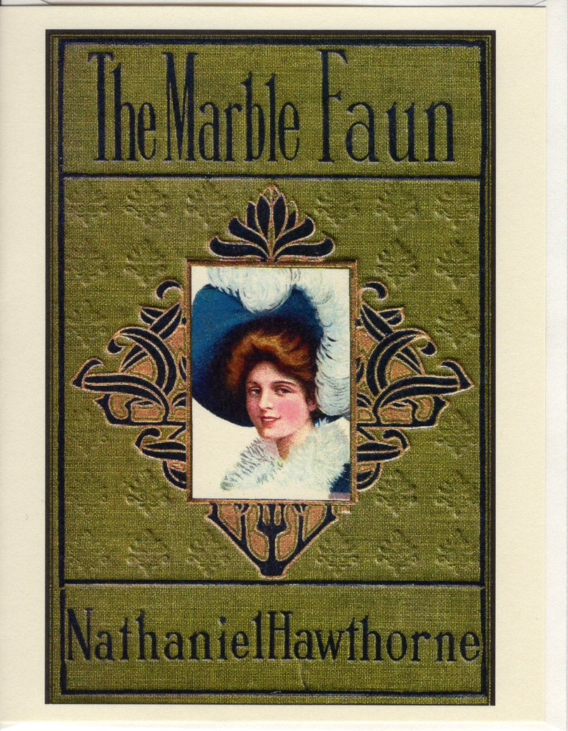 The Marble Faun 1910s Book Cover Note Card