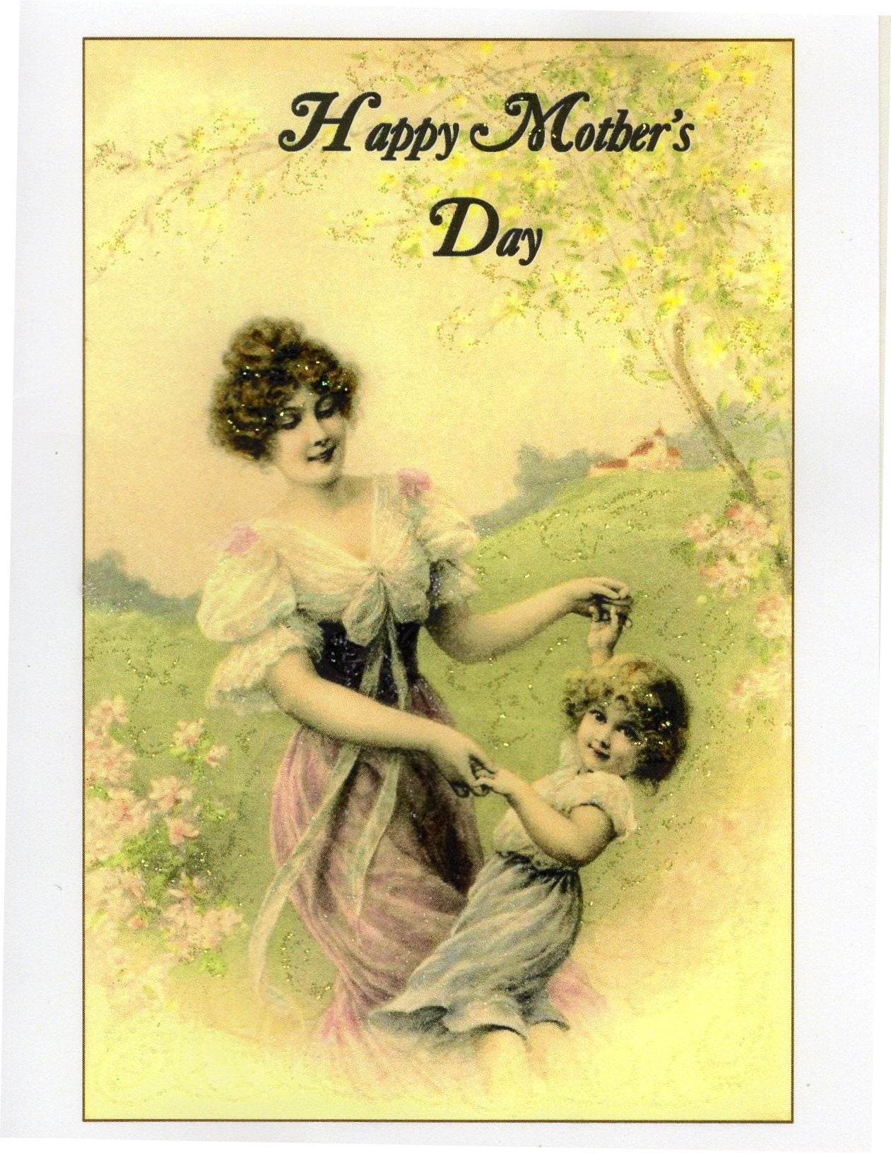 Happy Mother's Day ~ Mother and Child Ring Around the Rosy