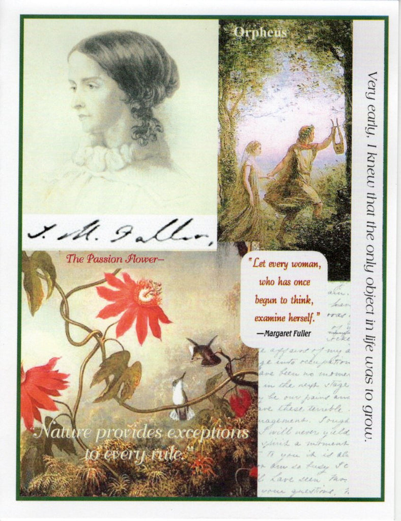 Margaret Fuller Quote Collage Note Card