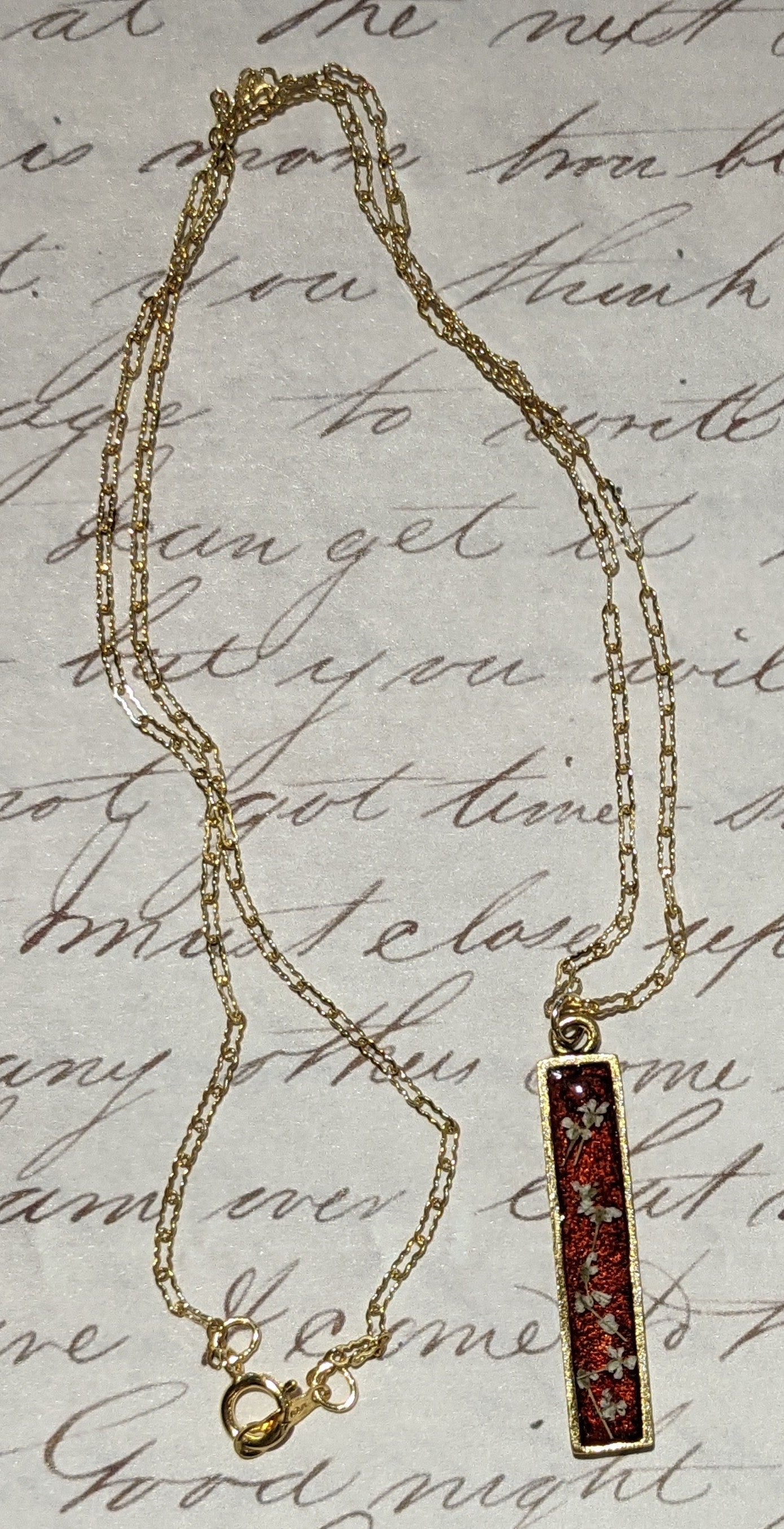 Petite Fleur Pendant Necklace