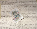 My Precious Love...Polly's Letter ~ Reproduction of 1 Letter & Glittered Card
