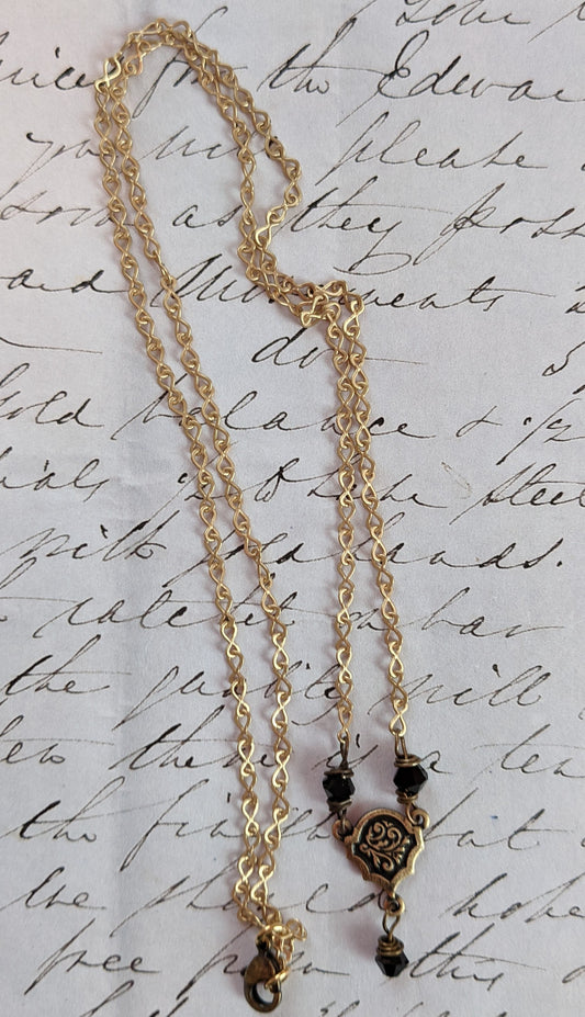 Noir Filigree Necklace