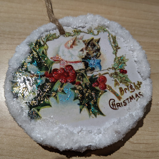 Rustic Victorian Christmas Ornament