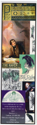 Edgar Allan Poe Collage Bookmark