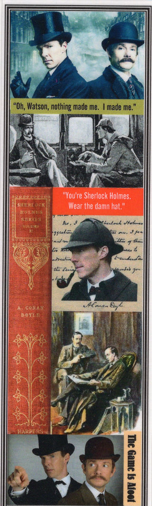 SHERLOCK Victorian Collage Bookmark
