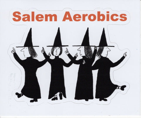 Witch City Vinyl Sticker "Salem Aerobics"
