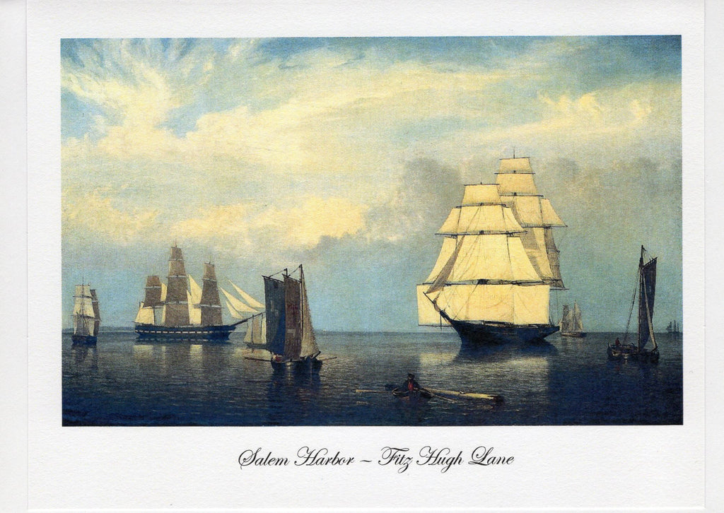 Salem Harbor ~ Fitz Hugh Lane Note Card