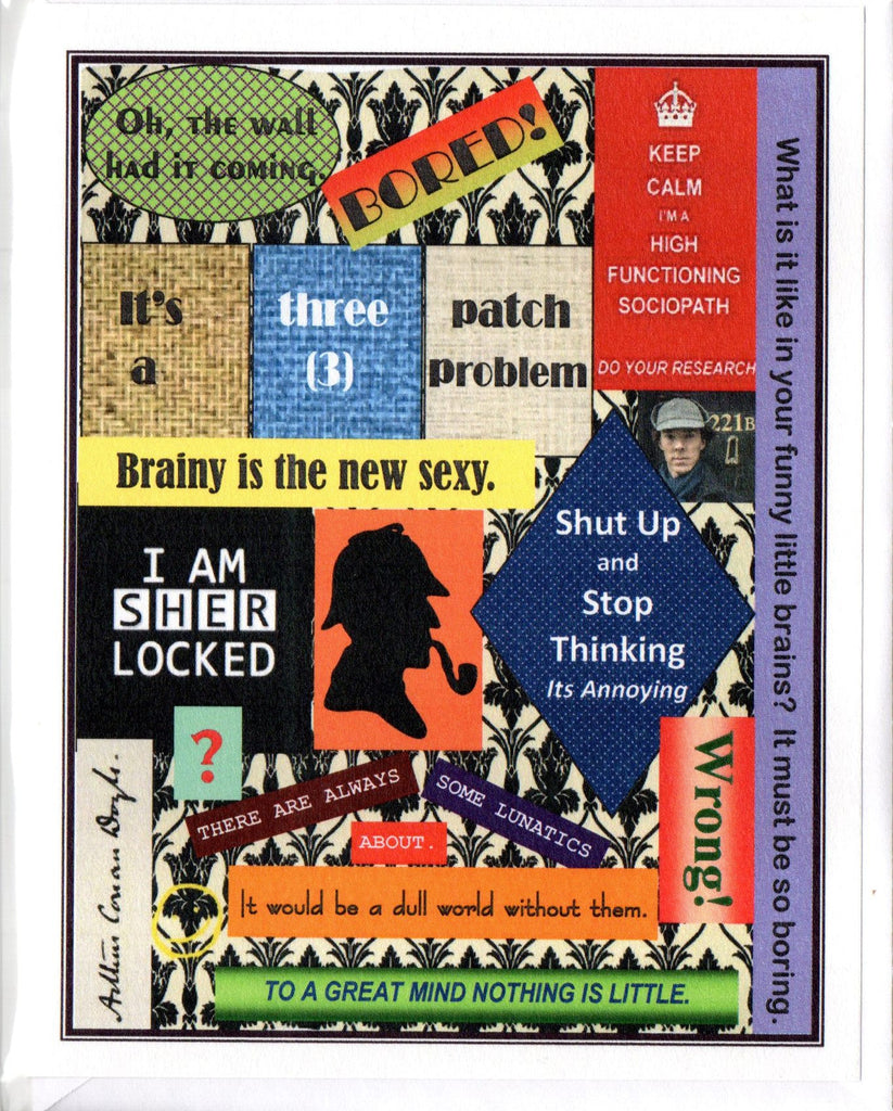Sherlock Quotes Note Card