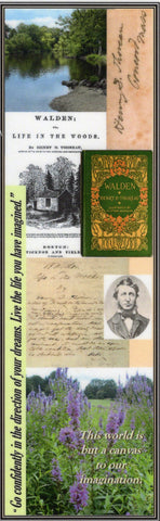 Henry David Thoreau Collage Bookmark