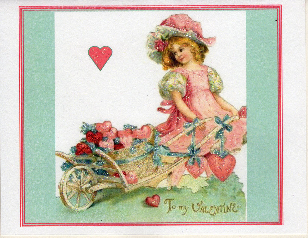 Valentine Card Bundle ~ Hearts & Flowers ~ 10-Card Pack