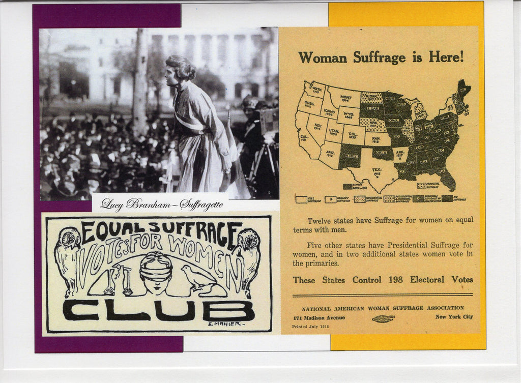 Woman Suffrage is Here! Note Card