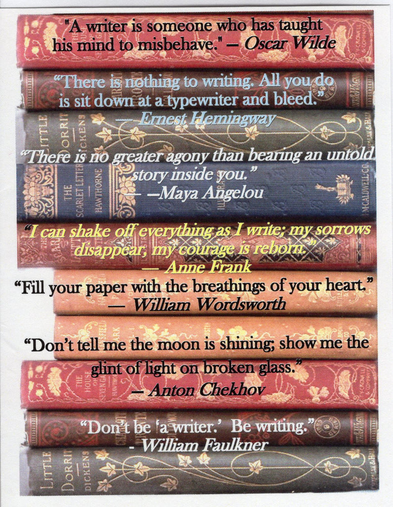 Writers on Writing Note Card B