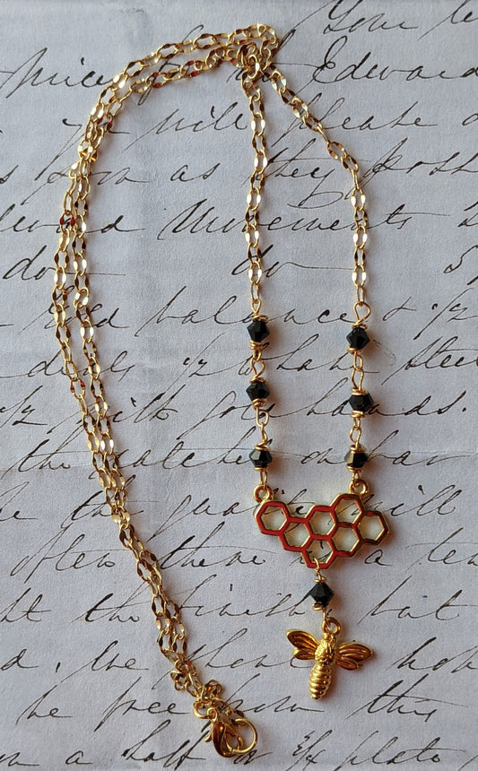 Abeille Honey Bee Necklace