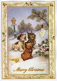 Victorian Animals Christmas Card Bundle ~ 10-Card Pack